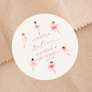 Search for ballerina party stickers Girl