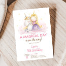 Search for magical day birthday invitations Girl