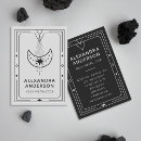 Search for crescent moon business cards Energy healer