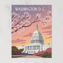 Search for spring cherry blossoms postcards Capitol building