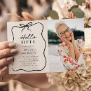 Search for chic 50th birthday invitations Adult birthday party