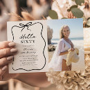 Search for chic 60th birthday invitations Adult birthday party