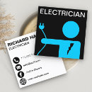 Recherche de bleu électrique cartes visite Services électriques