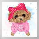 Recherche de pois rouge et blanc posters Mignon
