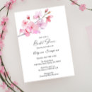 Search for cherry blossom bridal shower invitations Sakura