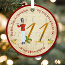 Search for eleven ornaments Eleven pipers piping