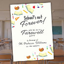 Search for school teacher retirement party invitations Chalkboard
