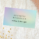 Search for iridescent business cards Hairstylist