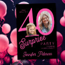 Search for photo 40th birthday invitations Fortieth