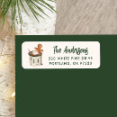 Search for mugs return address labels Candy cane
