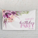 Search for purple flowers backdrops Birthday party