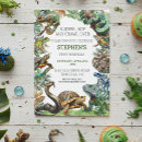 Recherche de reptile invitations D'anniversaire de reptile