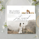 Recherche de minimalist wedding announcement cards Simple