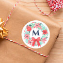Search for christmas wreath stickers Blue