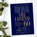 Search for mans 60th birthday invitations Men's