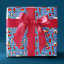 Search for firefighter christmas wrapping paper Santa claus