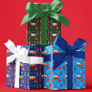 Search for firefighter christmas wrapping paper Firetruck
