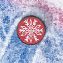 Search for christmas hockey pucks Red