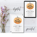 Recherche de pumpkin baby shower invitations Neutre