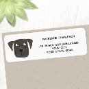 Search for black labrador retriever return address labels Pet