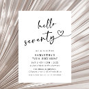 Search for seventy birthday invitations Adult birthday party