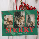 Search for 3 photo holiday cards Retro