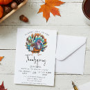 Search for turkey dinner invitations Leaves