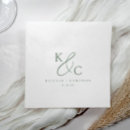 Recherche de vert mariage serviettes Fête de fiançailles