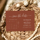 Search for burnt orange save the dates Boho bohemian