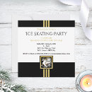 Search for ice skating invitations Black