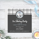 Search for sports christmas invitations Ice skating