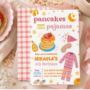 Search for pancakes and pajamas birthday invitations Pj's