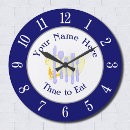Recherche de grands nombres blancs horloges Bleu