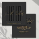 Search for cosmetics business cards Hair stylist