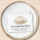 Search for fall season note cards Pumpkin