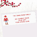 Search for cowboy boots return address labels Wild west