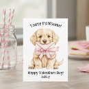 Search for golden retriever valentines day cards Watercolor