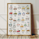 Search for car posters nursery art Abc