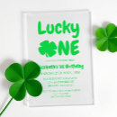 Search for st patricks day square invitations Green