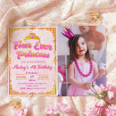 Search for 4th princess birthday invitations Castle