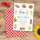 Search for baby q invitations Red plaid