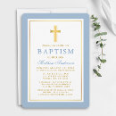 Search for light blue and white invitations Christian