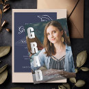 Search for faux silver foil invitations Graduate