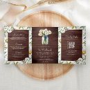 Search for rustic daisy wedding invitations All in one