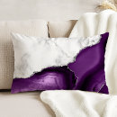 Search for purple and silver pillows Modern