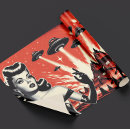 Recherche de soucoupe volante papier cadeau Science fiction