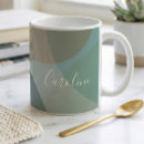Search for teal and brown mugs Abstract