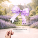 Search for lavender birthday invitations Girl