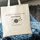 Search for yarn tote bags Humor