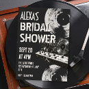 Search for music bridal shower invitations Retro